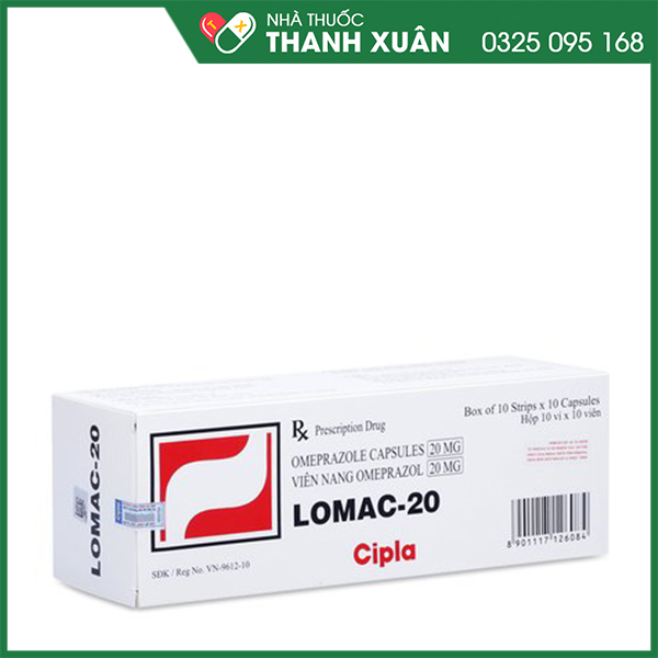 Thuốc Lomac trị viêm loét dạ dày